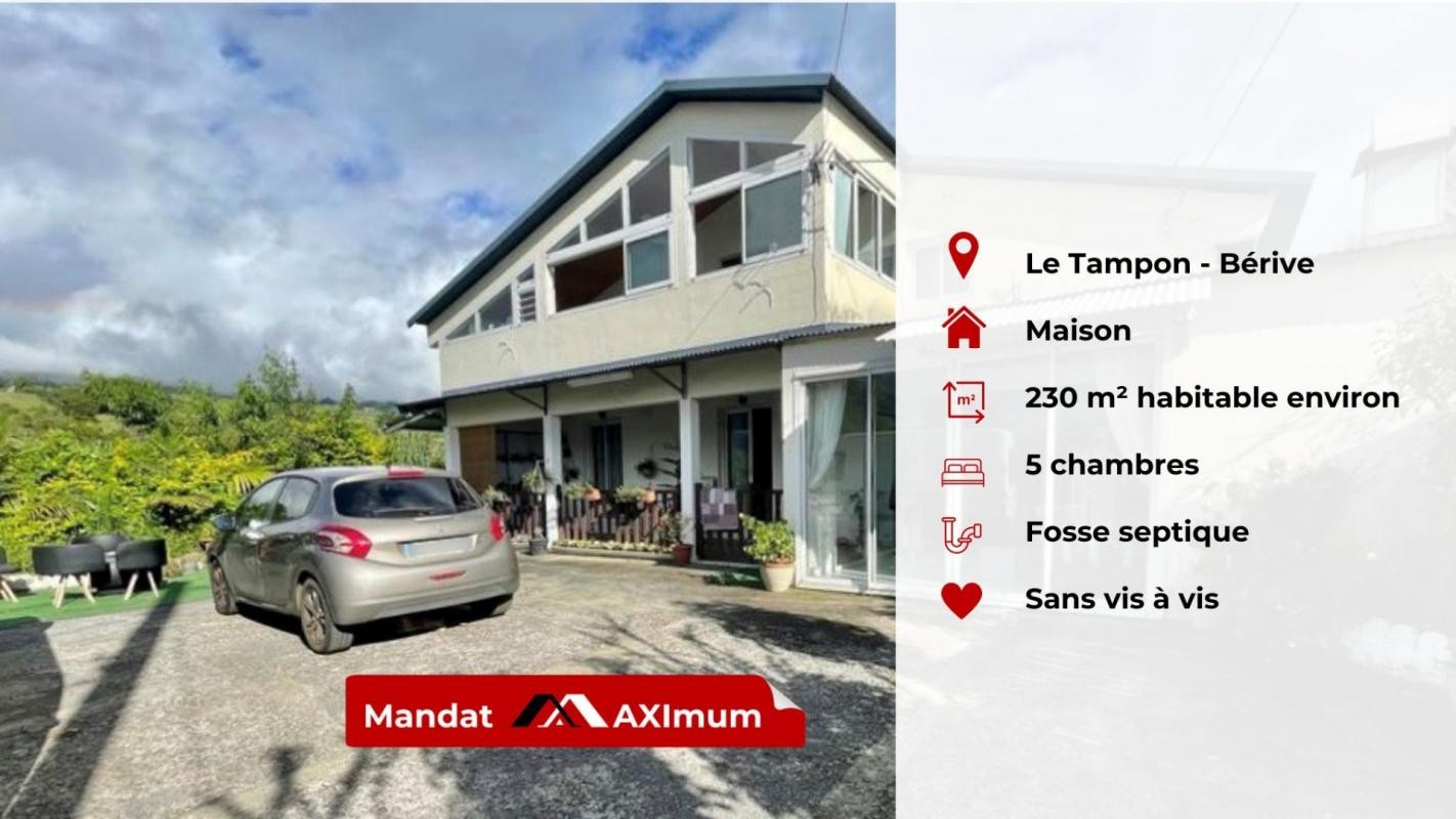 Vente Maison à le Tampon 6 pièces