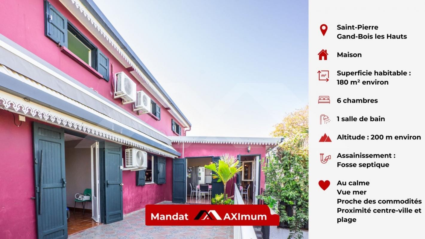 Vente Maison à Saint-Pierre 8 pièces