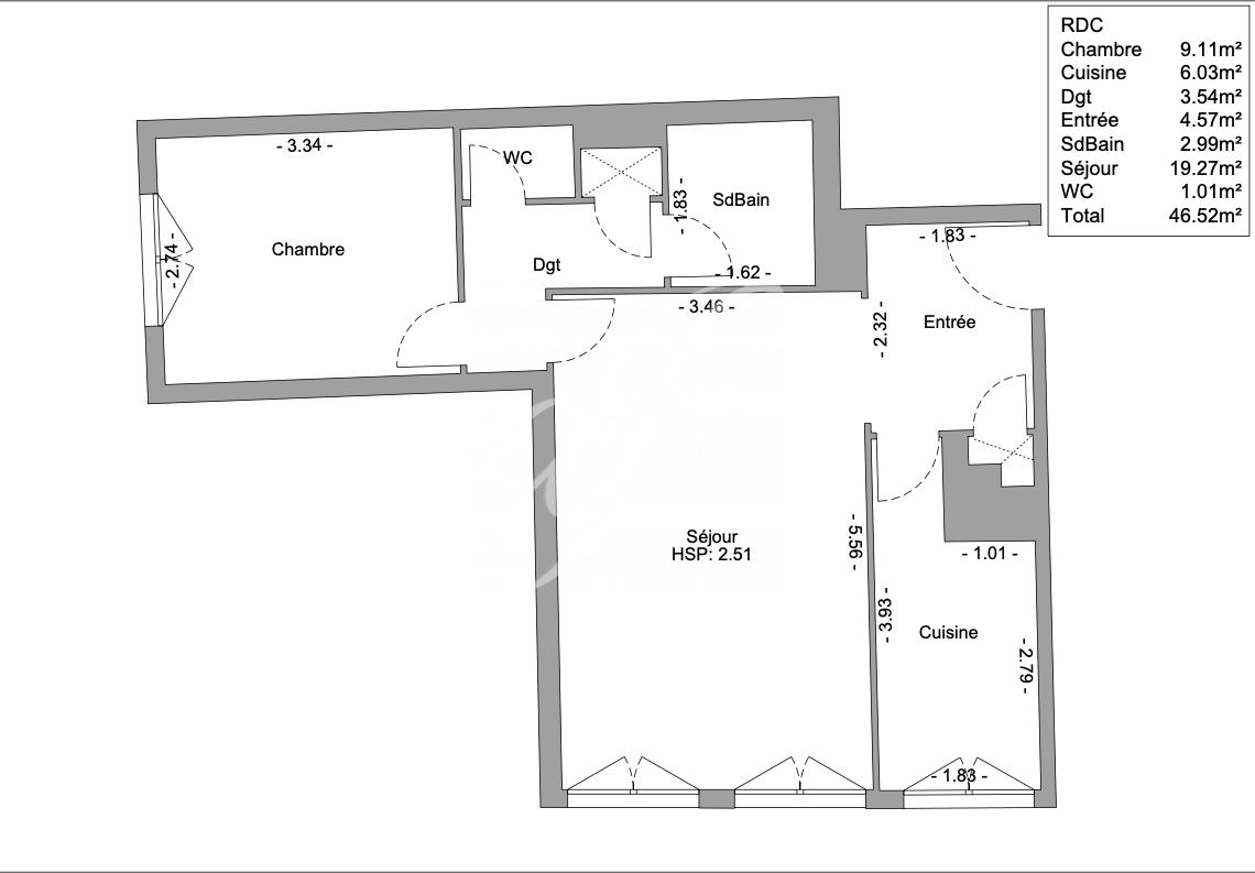 Vente Appartement à Paris Vaugirard 15e arrondissement 2 pièces