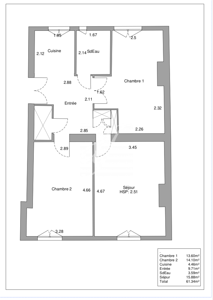 Vente Appartement à Paris Observatoire 14e arrondissement 3 pièces