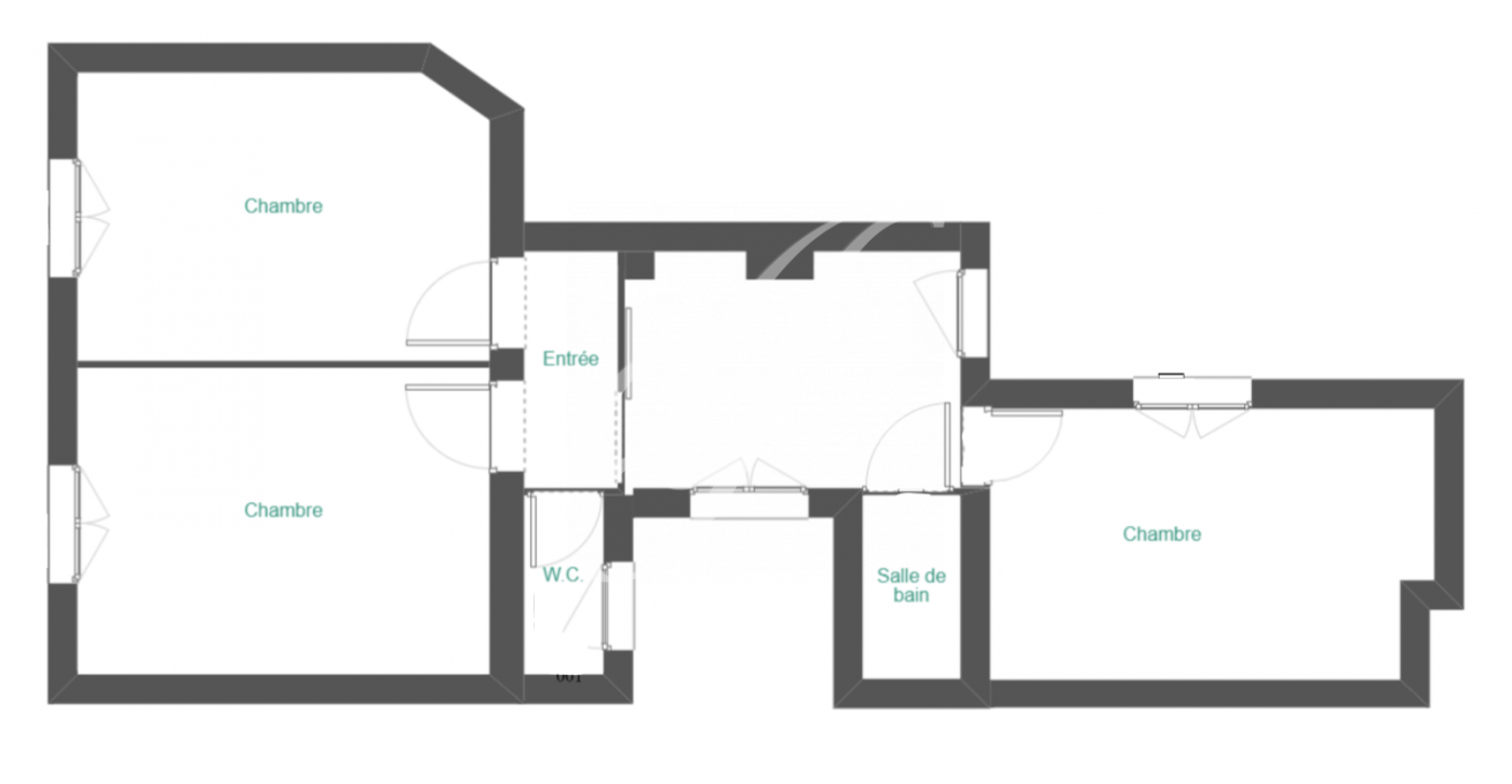 Vente Appartement à Paris Observatoire 14e arrondissement 3 pièces