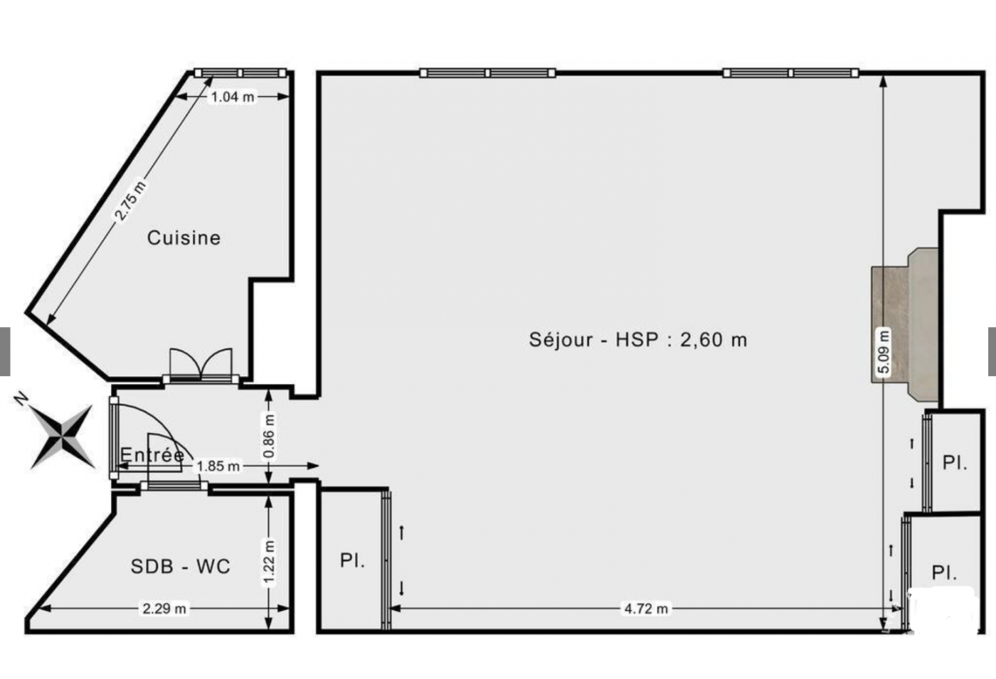 Vente Appartement à Paris Popincourt 11e arrondissement 1 pièce