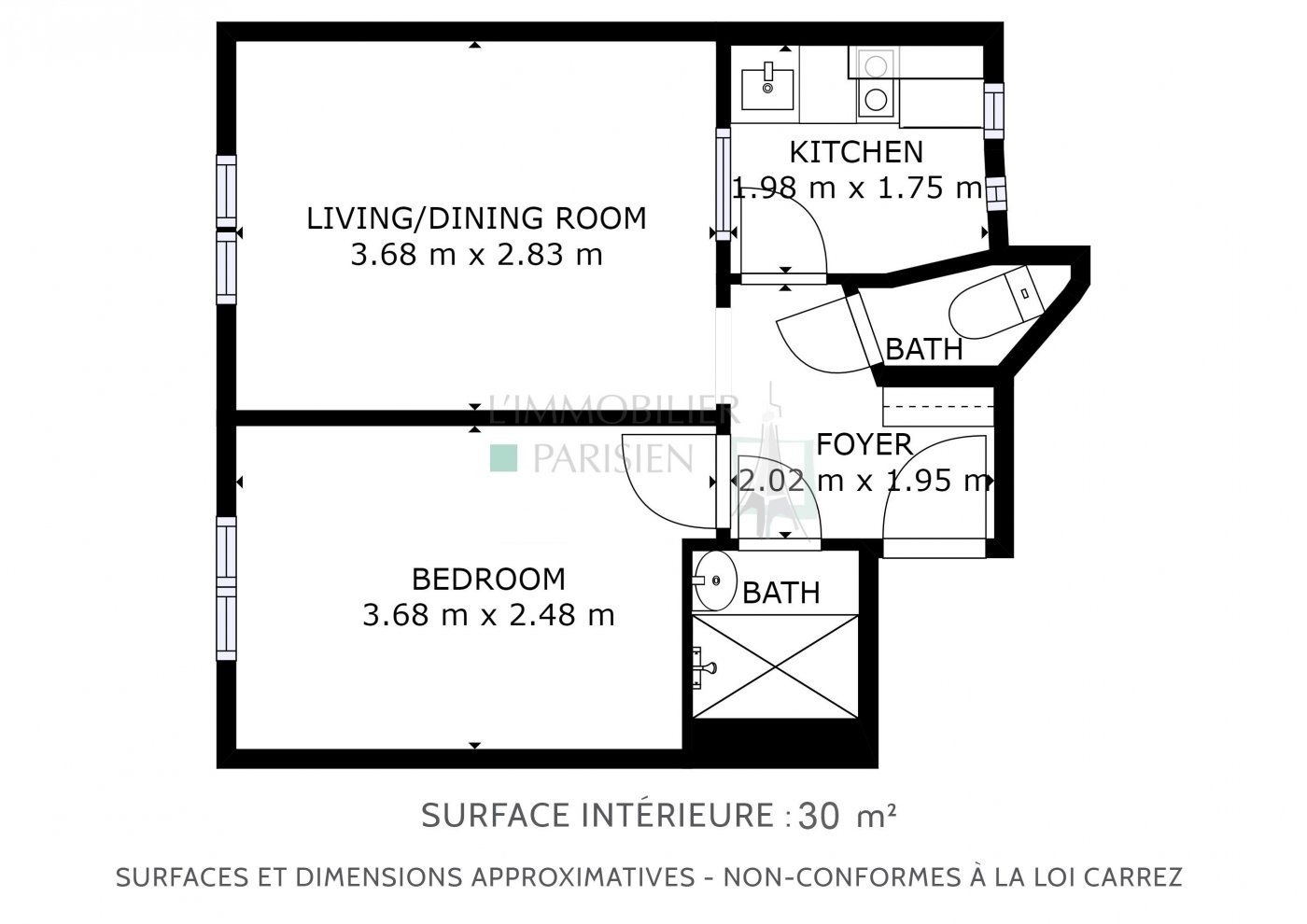 Vente Appartement à Paris Opéra 9e arrondissement 2 pièces