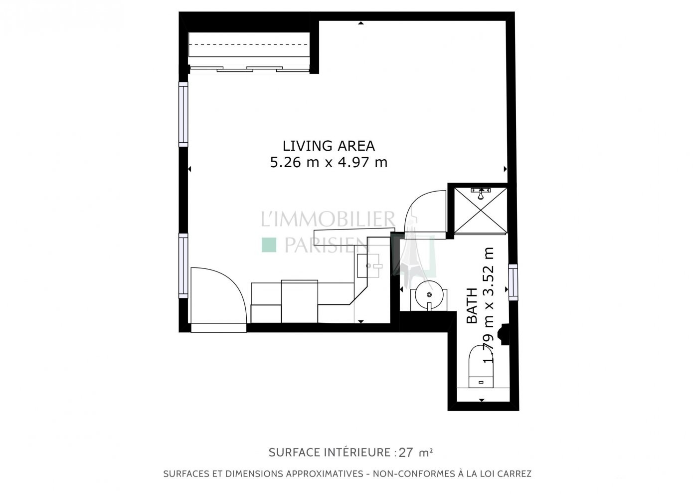 Vente Appartement à Paris Opéra 9e arrondissement 1 pièce