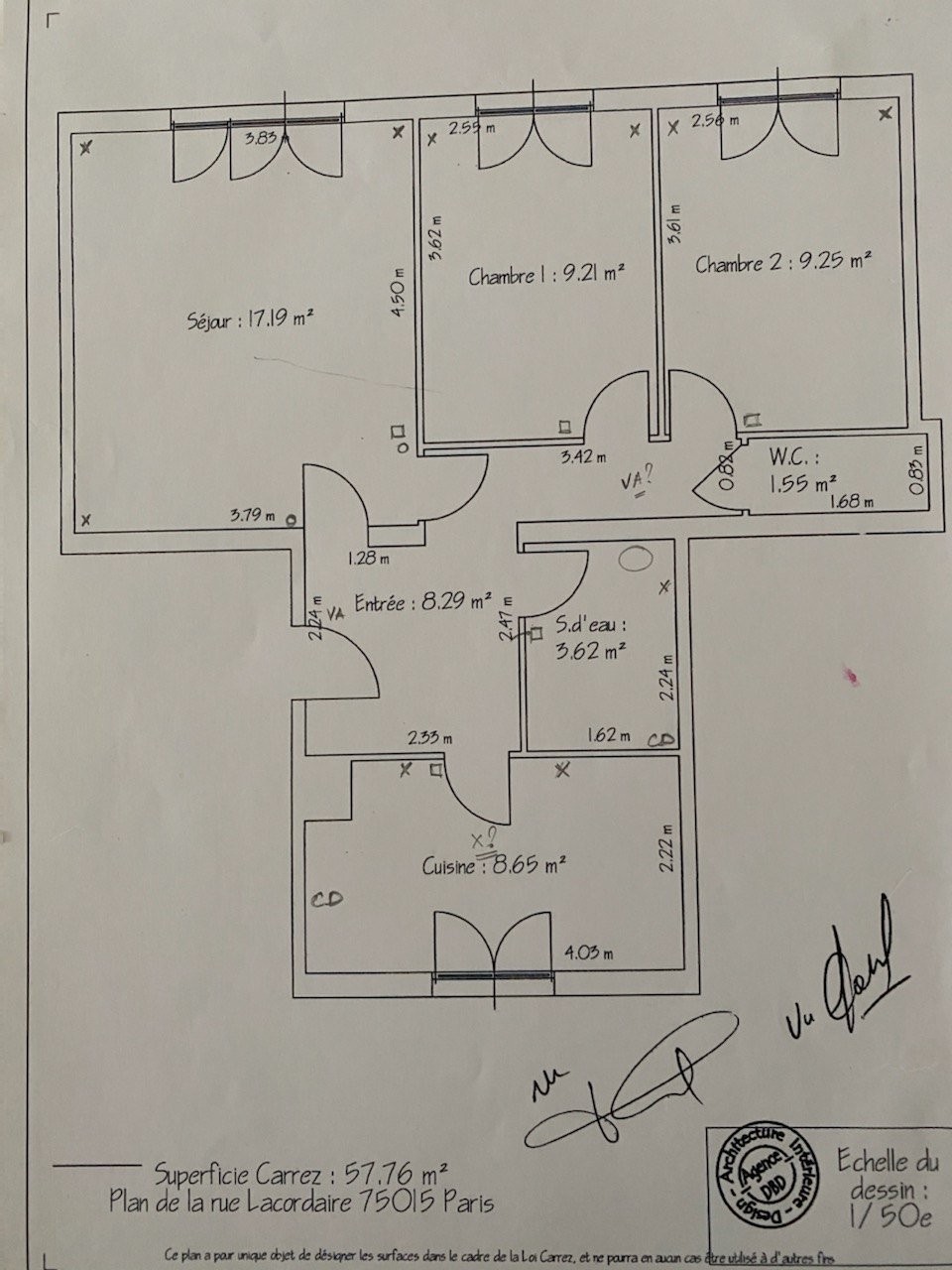 Vente Appartement à Paris Vaugirard 15e arrondissement 3 pièces