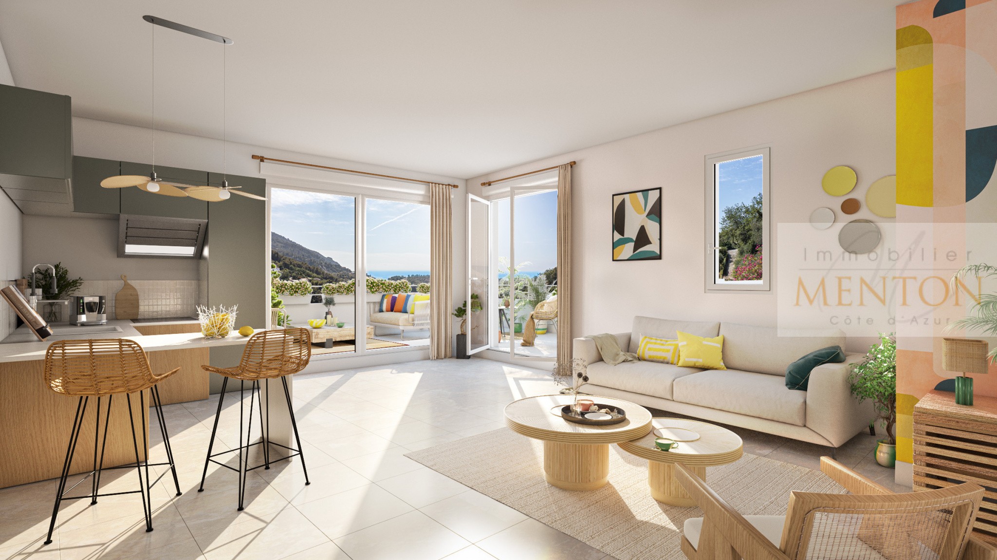 Vente Appartement à Menton 3 pièces