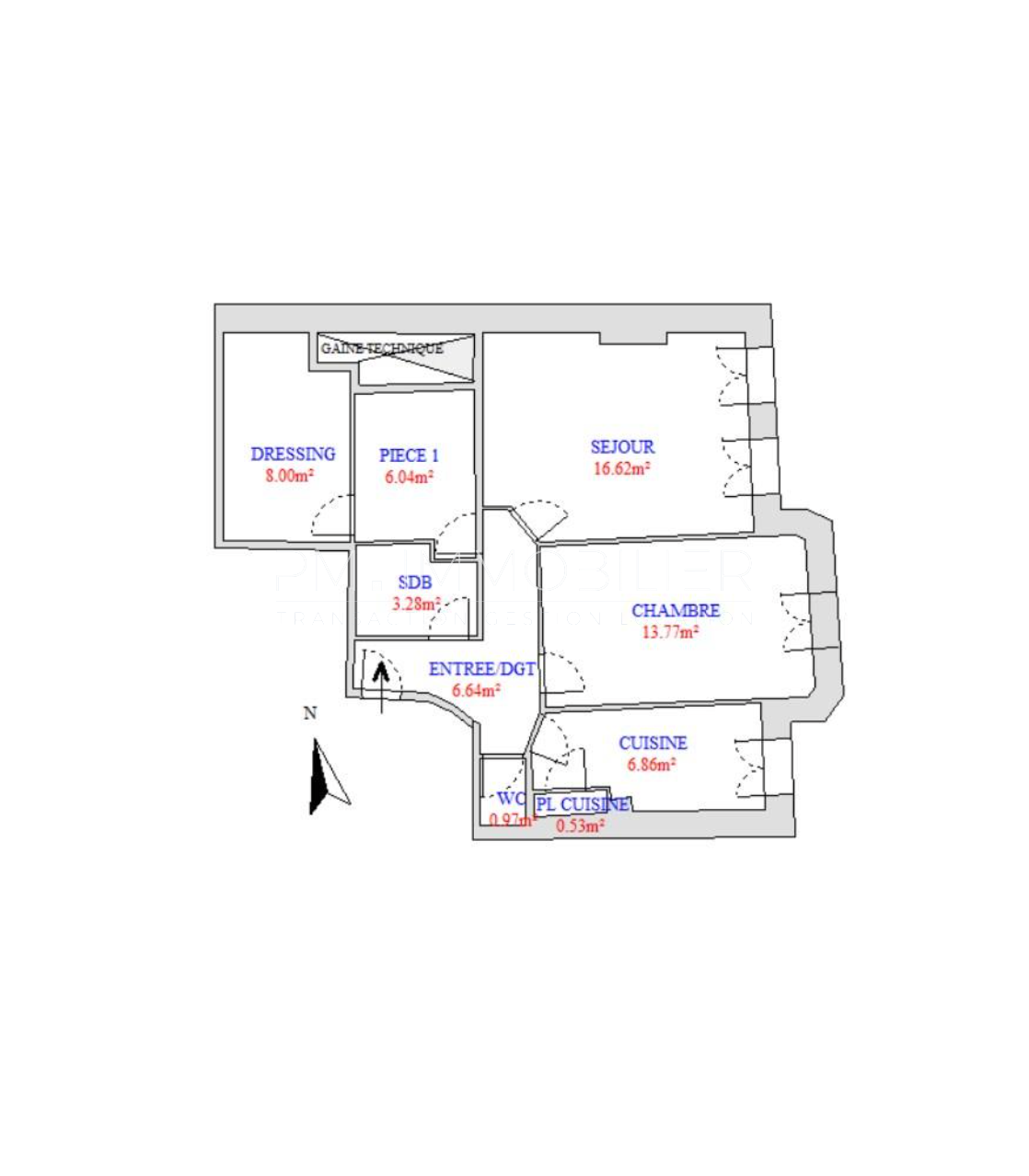 Vente Appartement à Marseille 4e arrondissement 2 pièces