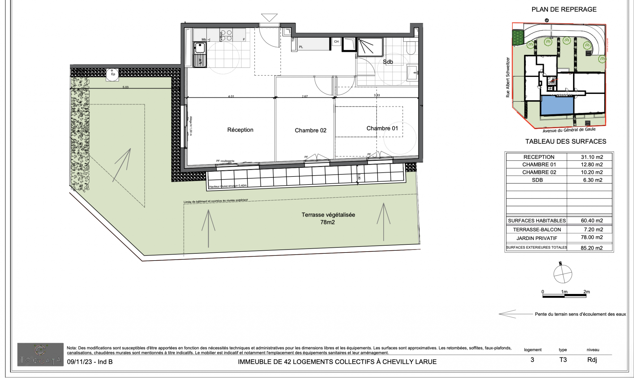 Vente Appartement à Chevilly-Larue 3 pièces