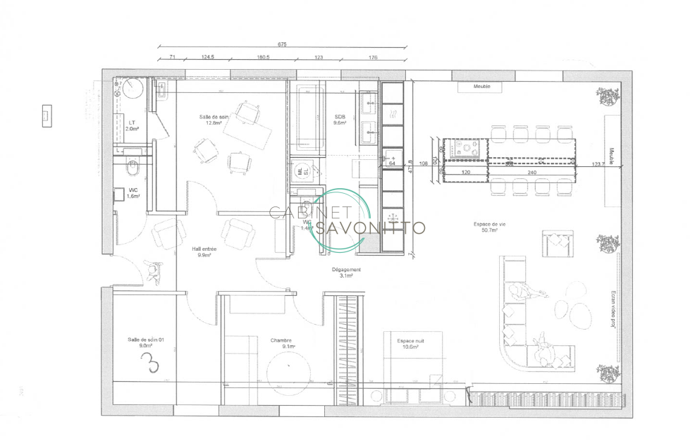 Location Bureau / Commerce à Marseille 1er arrondissement 4 pièces