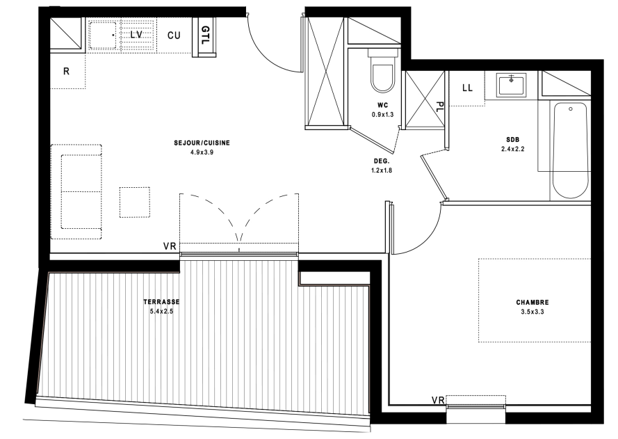 Vente Appartement à Montpellier 2 pièces