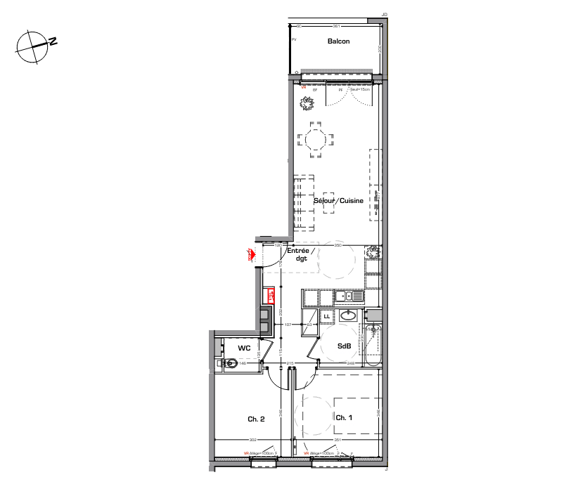 Vente Appartement à Thionville 3 pièces