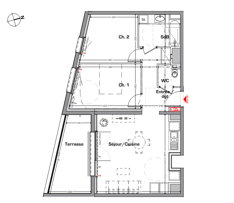 Vente Appartement à Thionville 3 pièces