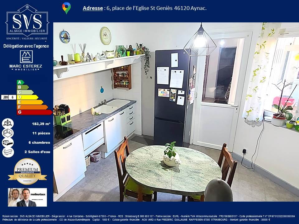 Vente Maison à Aynac 11 pièces