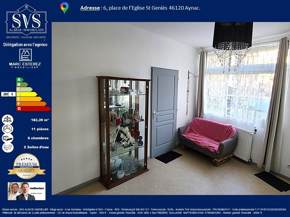 Vente Maison à Aynac 11 pièces