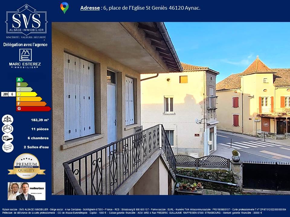 Vente Maison à Aynac 11 pièces