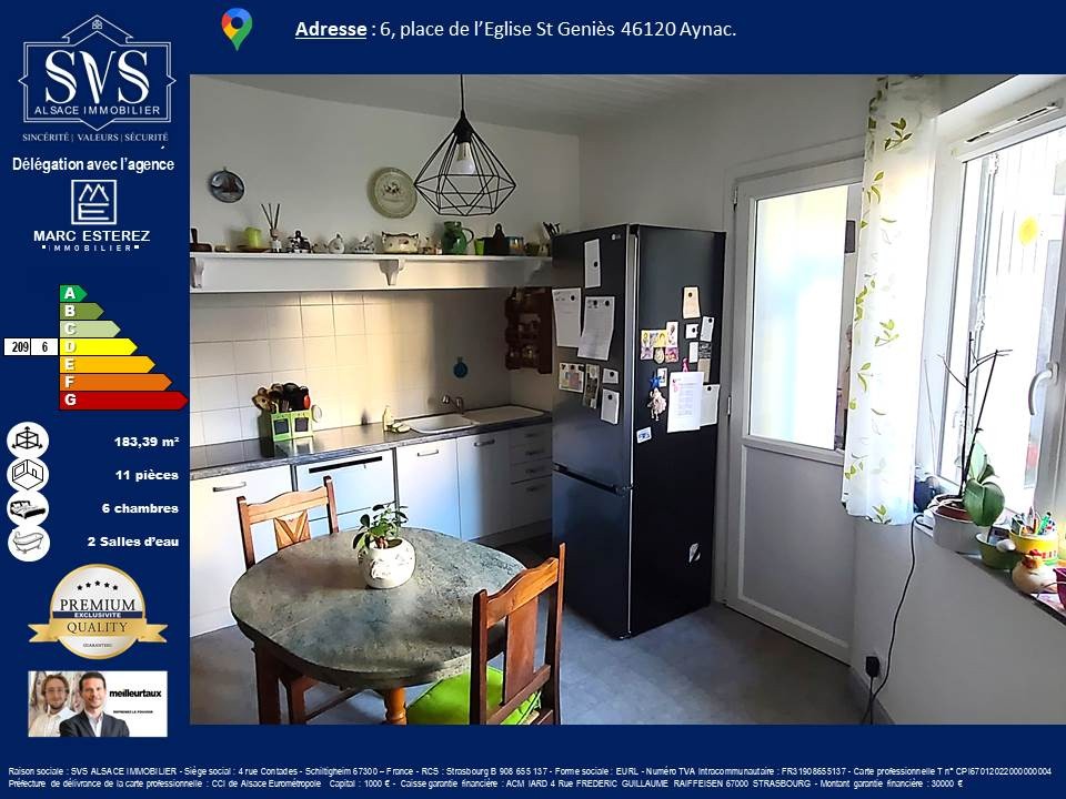 Vente Maison à Aynac 11 pièces