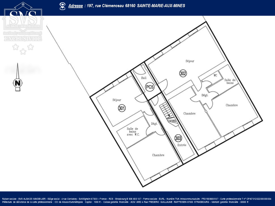 Vente Appartement à Sainte-Marie-aux-Mines 2 pièces