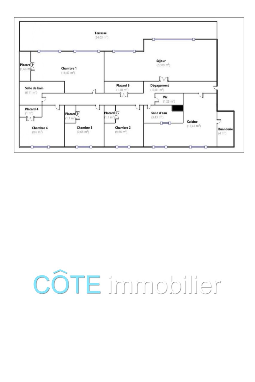 Vente Appartement à Antibes 5 pièces