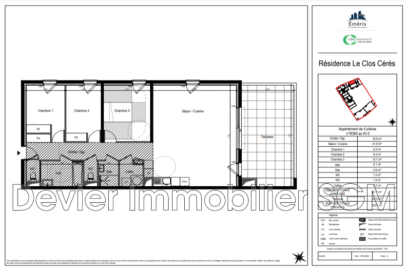 Vente Appartement à Mauguio 4 pièces