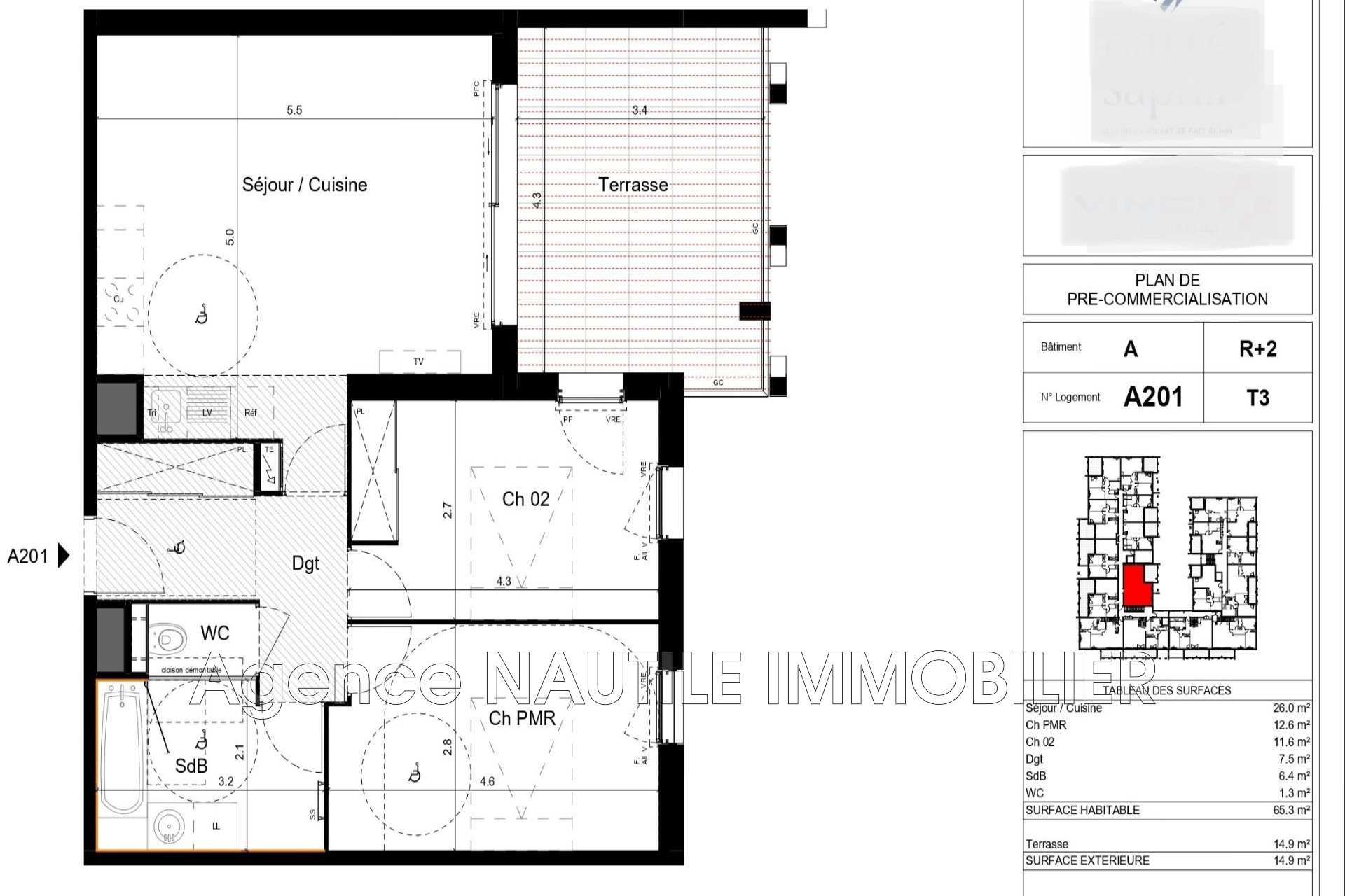 Vente Appartement à la Grande-Motte 3 pièces