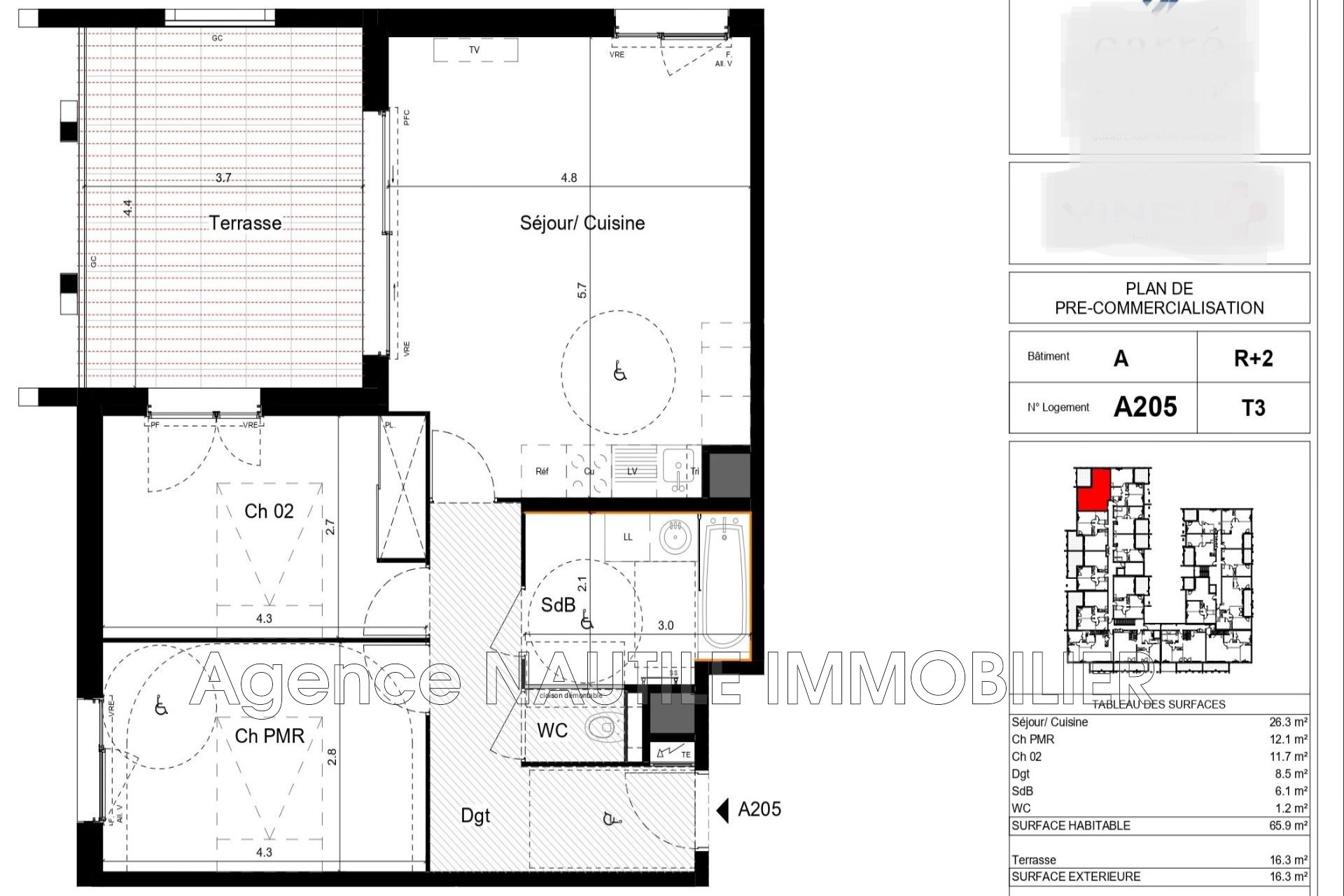 Vente Appartement à la Grande-Motte 3 pièces