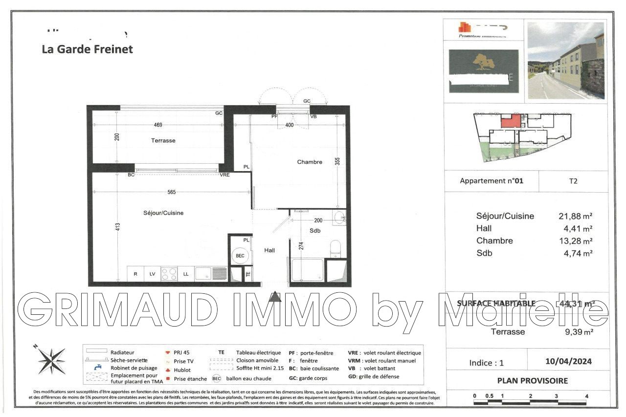 Vente Appartement à la Garde-Freinet 2 pièces