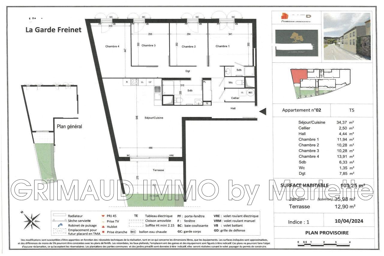 Vente Appartement à la Garde-Freinet 5 pièces