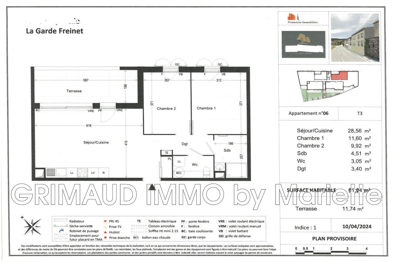 Vente Appartement à la Garde-Freinet 3 pièces