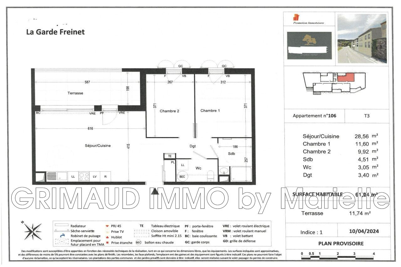 Vente Appartement à la Garde-Freinet 3 pièces