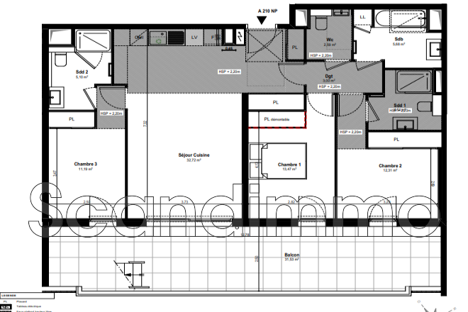 Vente Appartement à Villeneuve-Loubet 4 pièces