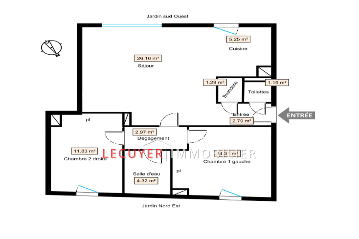 Vente Appartement à Vallauris 3 pièces