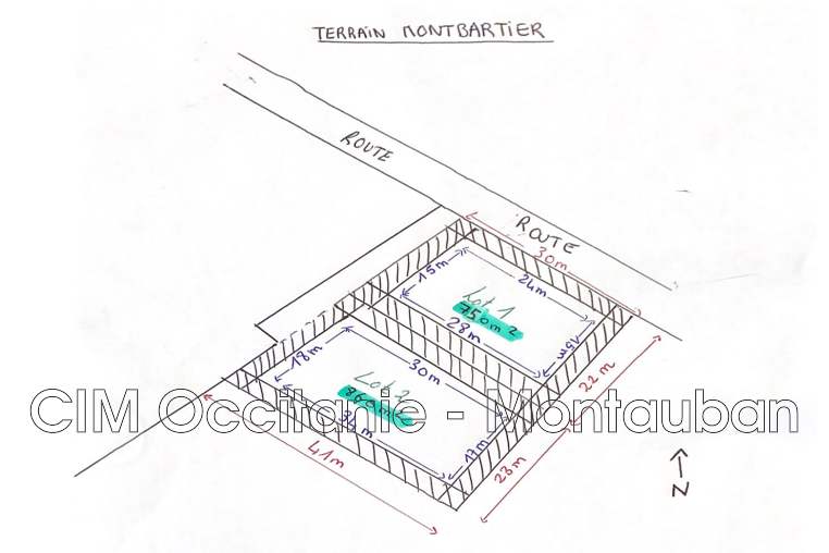 Vente Terrain à Montbartier 0 pièce