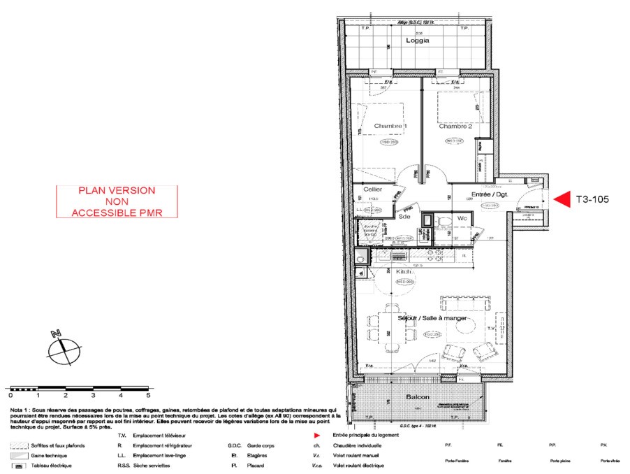 Vente Appartement à la Rochelle 3 pièces