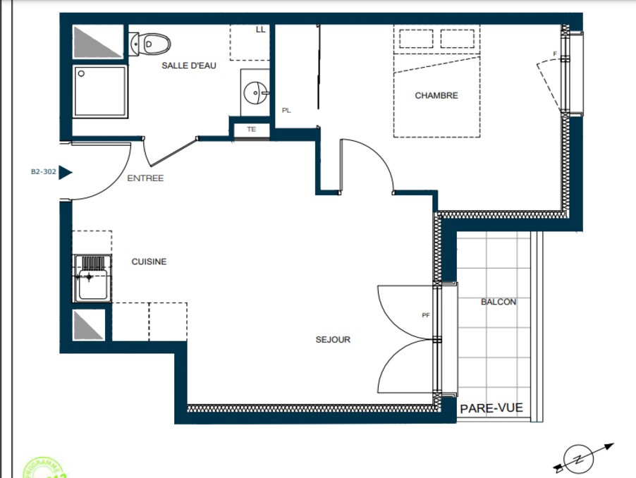 Vente Appartement à Colombes 2 pièces