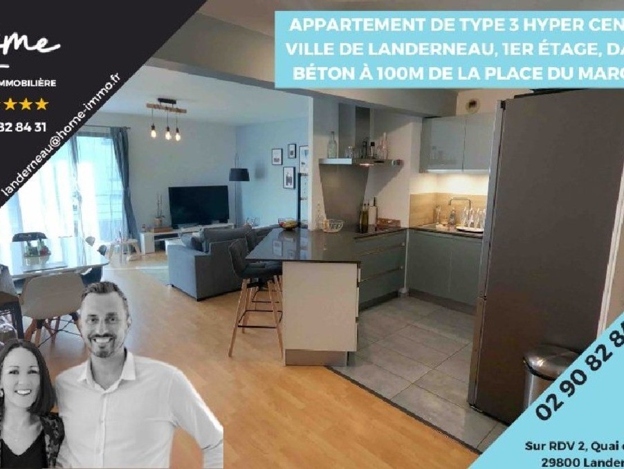 Vente Appartement à Landerneau 3 pièces