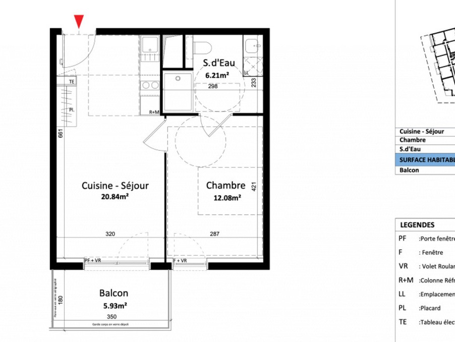 Vente Appartement à Monteux 2 pièces