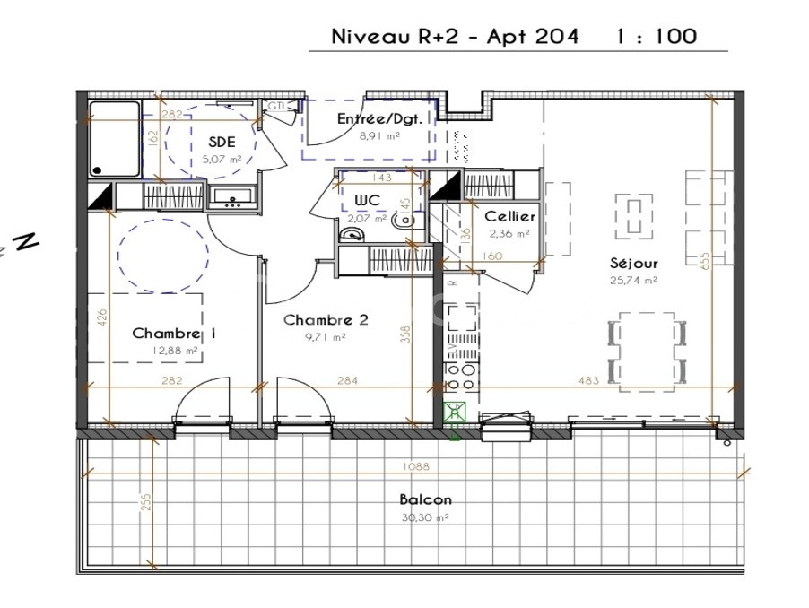 Vente Appartement à Pau 3 pièces