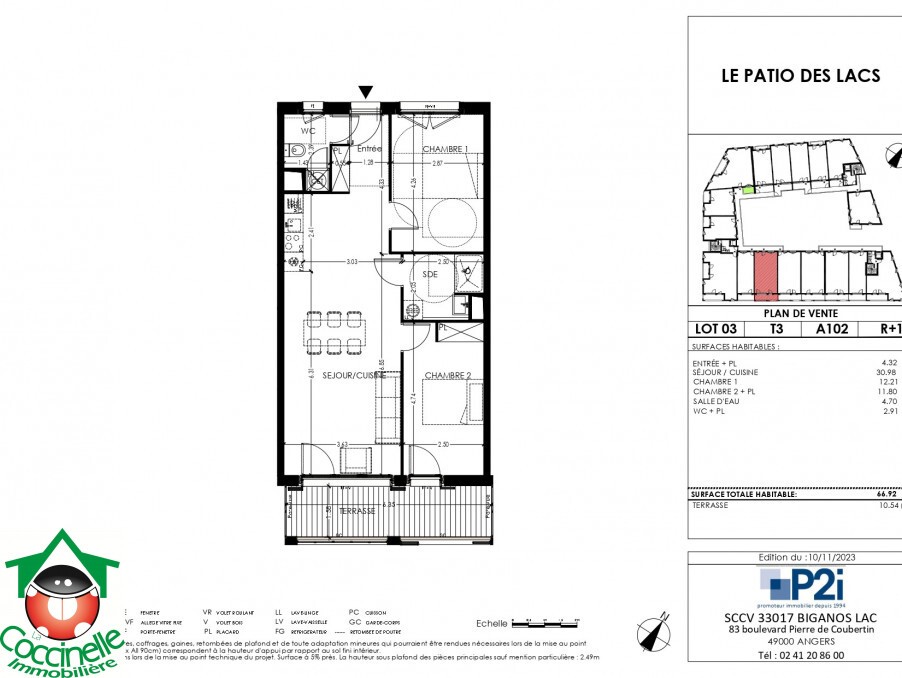 Vente Appartement à Biganos 3 pièces