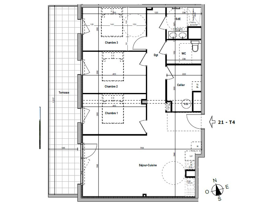 Vente Appartement à Mont-de-Marsan 4 pièces