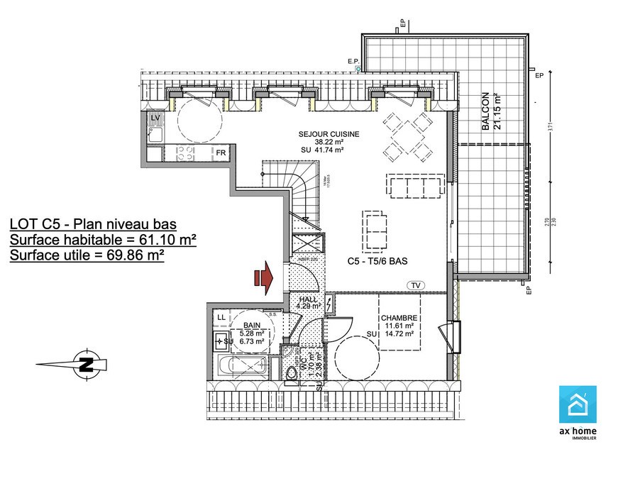 Neuf Appartement à Eckbolsheim 5 pièces