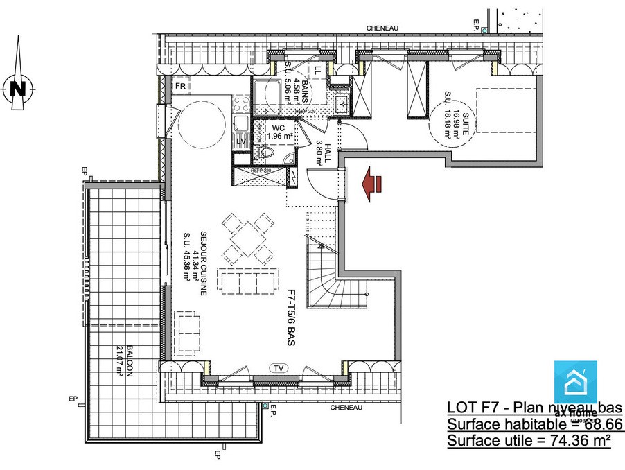 Neuf Appartement à Eckbolsheim 5 pièces