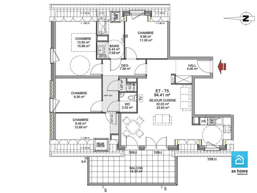 Neuf Appartement à Eckbolsheim 5 pièces