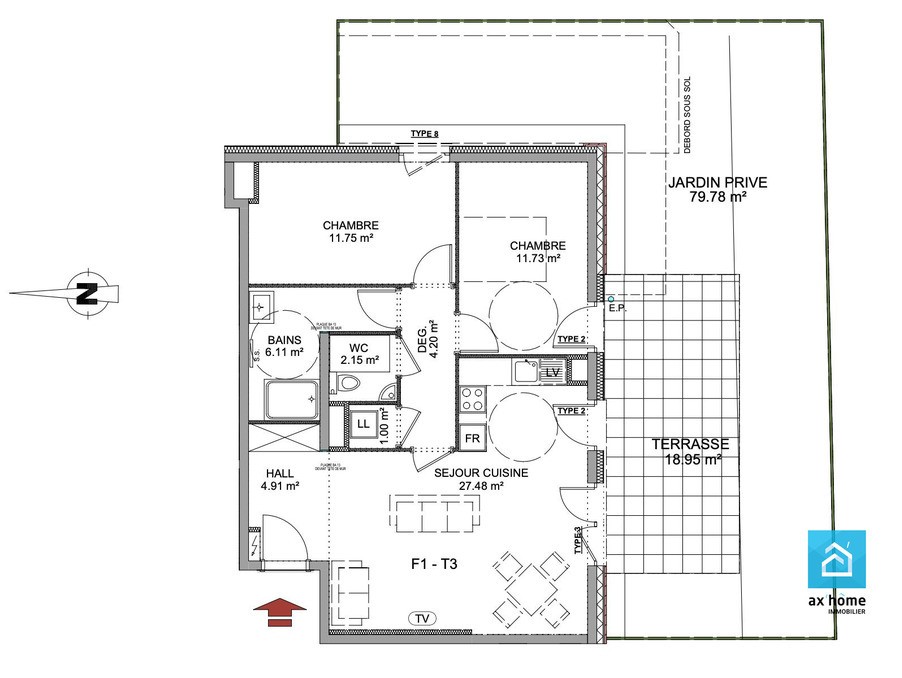 Neuf Appartement à Eckbolsheim 3 pièces