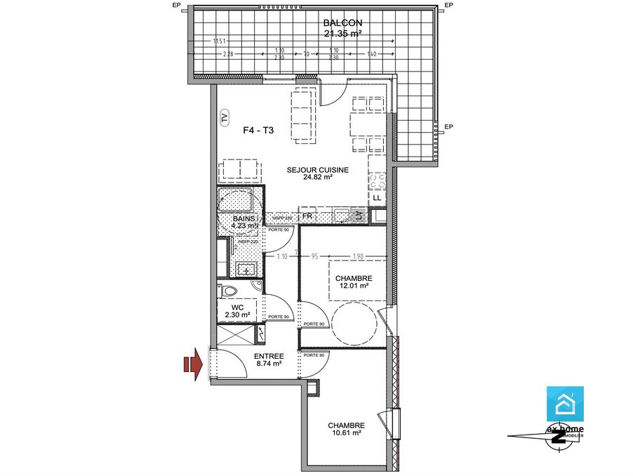 Neuf Appartement à Eckbolsheim 3 pièces