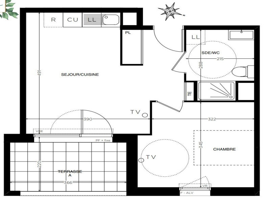 Vente Appartement à Castelnau-le-Lez 2 pièces