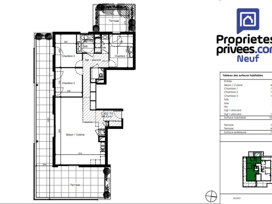 Vente Appartement à Saint-Cyr-au-Mont-d'Or 4 pièces