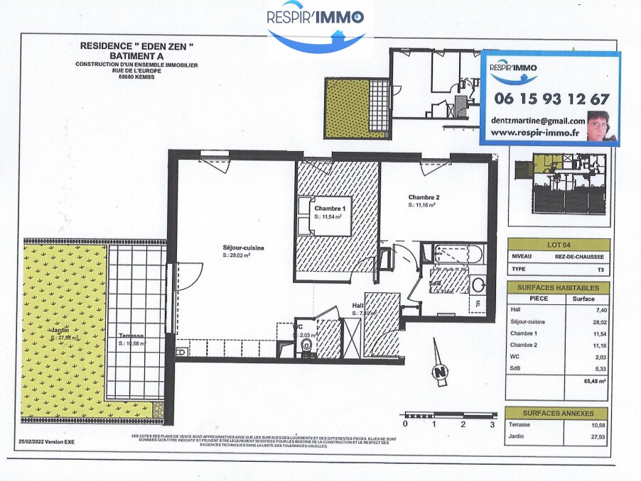 Vente Appartement à Kembs 3 pièces