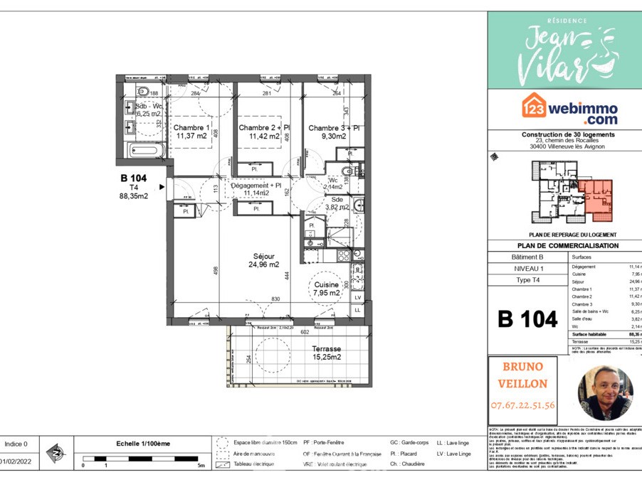 Vente Appartement à Mauguio 3 pièces