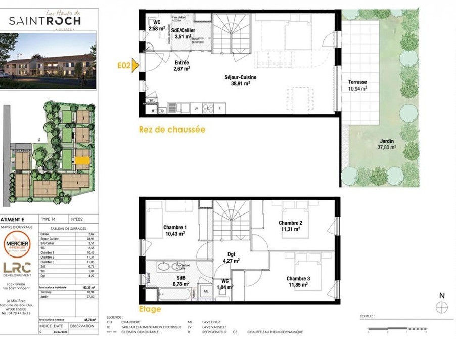 Vente Appartement à Gleizé 4 pièces