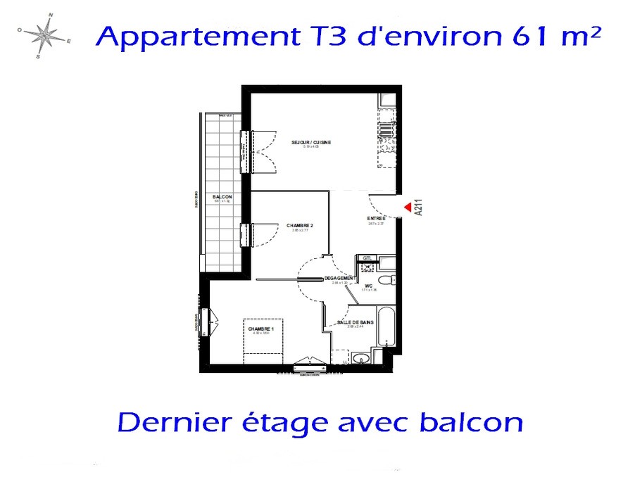 Vente Appartement à Auray 3 pièces